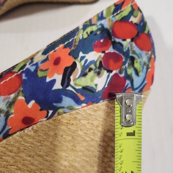 Unisa Open Toe Woven Floral Unastor Wedges Size 11M - Picture 10 of 10